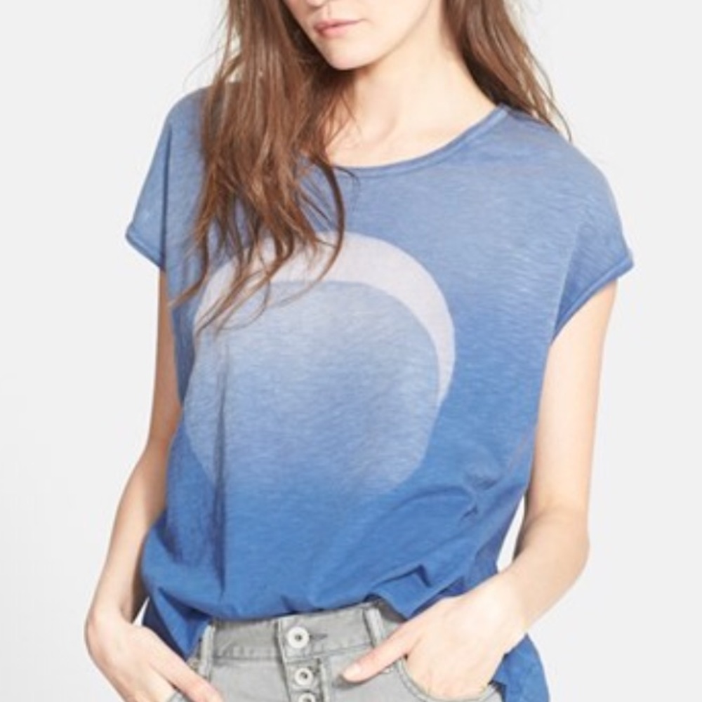 FREE PEOPLE Thunder Moon Graphic Tee